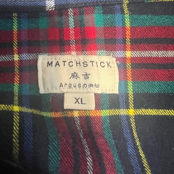 Matchstick soft flannel button up. Button up sleeves. Great w jeans. Sz XL - Picture 3 of 5